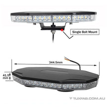 Load image into Gallery viewer, TUXFAB LOW PROFILE LED WARNING LIGHT BEACON-CLEAR CASING, AMBER STROBE
