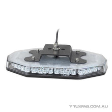 Load image into Gallery viewer, TUXFAB LOW PROFILE LED WARNING LIGHT BEACON-CLEAR CASING, AMBER STROBE
