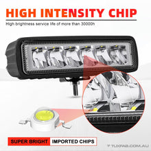 Load image into Gallery viewer, 6 INCH 12V Led Working Light- REFLECTOR COMBO FOR UTE TRAY, SIDE LIGHTS

