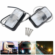 Load image into Gallery viewer, 4 X Amber Red Clearance Lights Side Marker 4 LED Trailer Truck Caravan AU NEW
