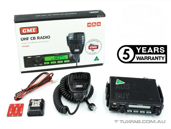 GME TX3500S UHF CB TWO WAY RADIO CAR VEHICLE MOBILE 5W 80 4WD SUV 3500 COMPACT