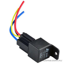 Load image into Gallery viewer, 12V 40 Amp Car SPST Automotive Relay DC 4 Pin 4 Wires W/ Harness Socket
